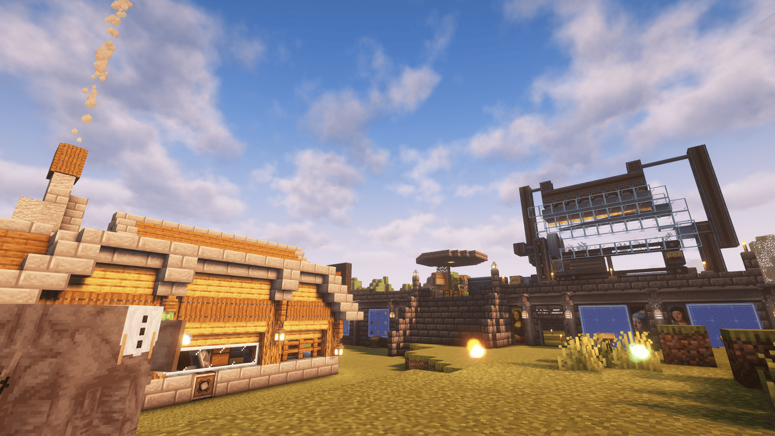 A screenshot of my modded minecraft world