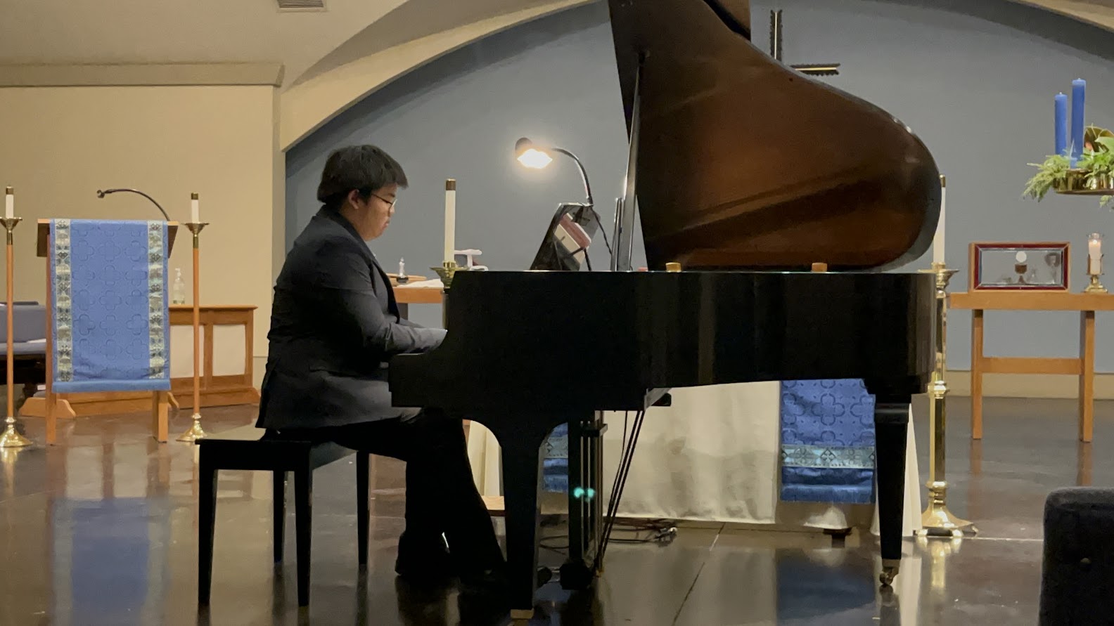 Me playing the piano